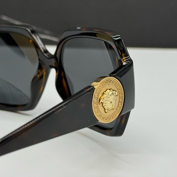 NEW VE4453 108/87 VERSACE SUNGLASSES MOD 4453 HAVANA WOMEN EYEWEAR VE 4453 - Picture 8 of 11